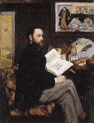 Edouard Manet Emile Zola oil painting